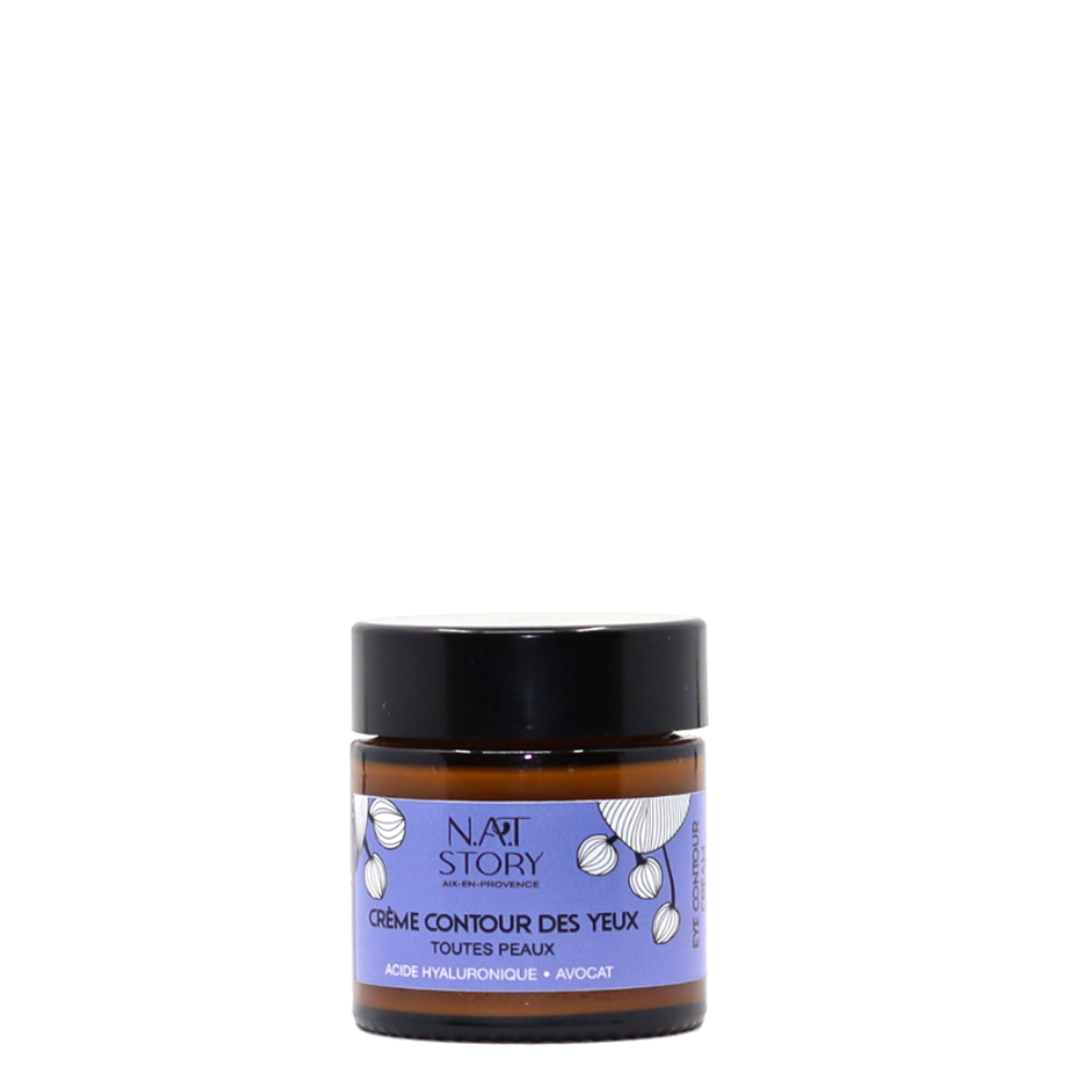 POT DE CREME YEUX SUR FOND BLANC